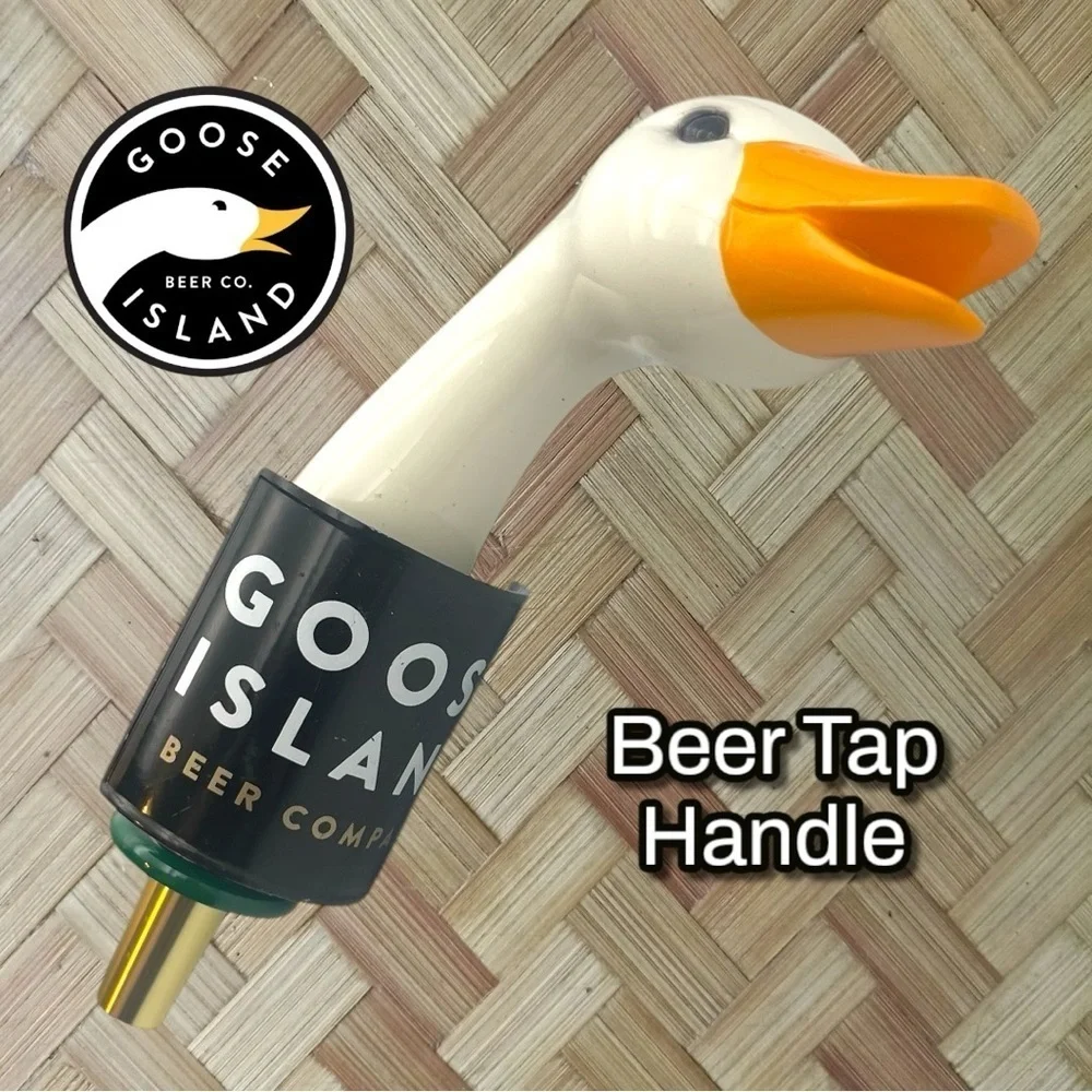 Goose Island Beer Tap Handle Goose Head Breweriana