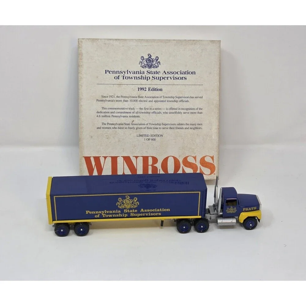 Winross PSATS Pennsylvania Township Supervisors 1992 Die Cast Truck 1/64 NIB 600