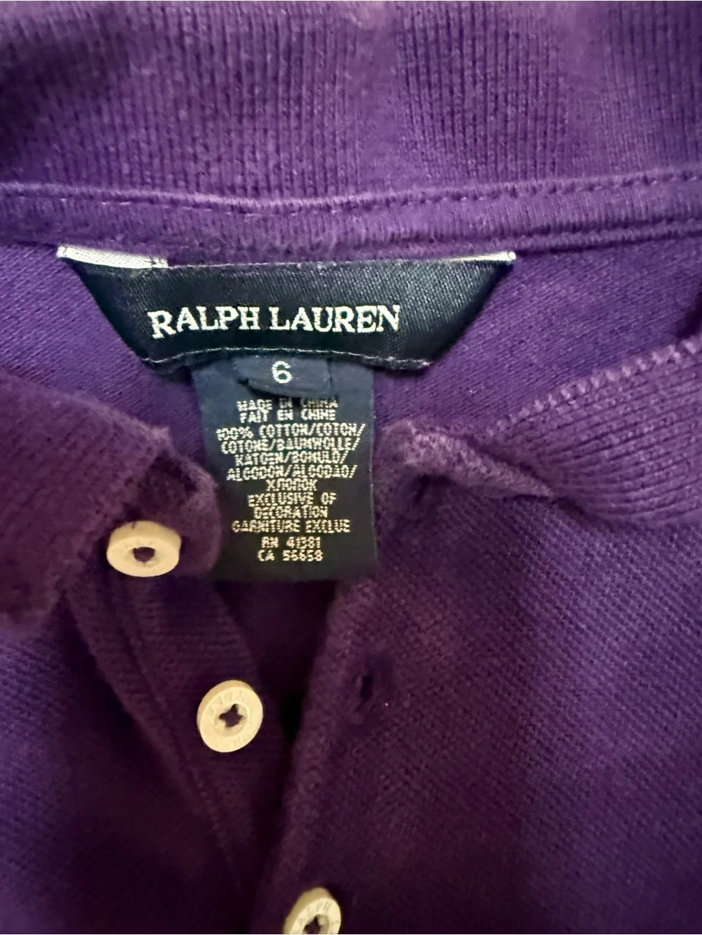 Ralph Lauren Purple Polo Dress 👧🏻👧🏻