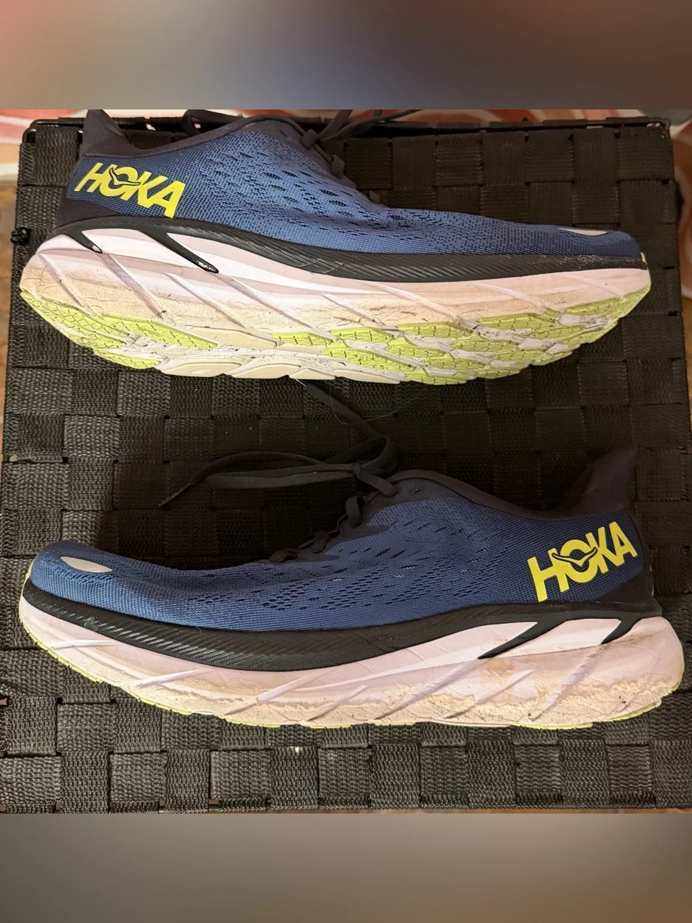 Men’s HOKA Clifton 9 Running Shoes | 11.5 | Blue