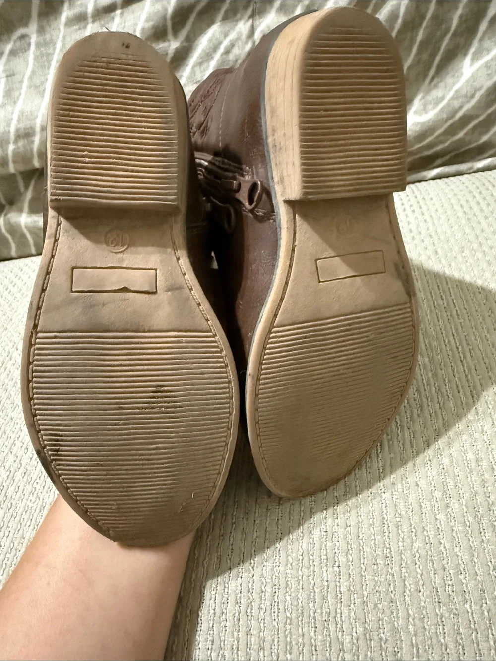 Cat & Jack Brown Embroidered Kids Cowboy Boots