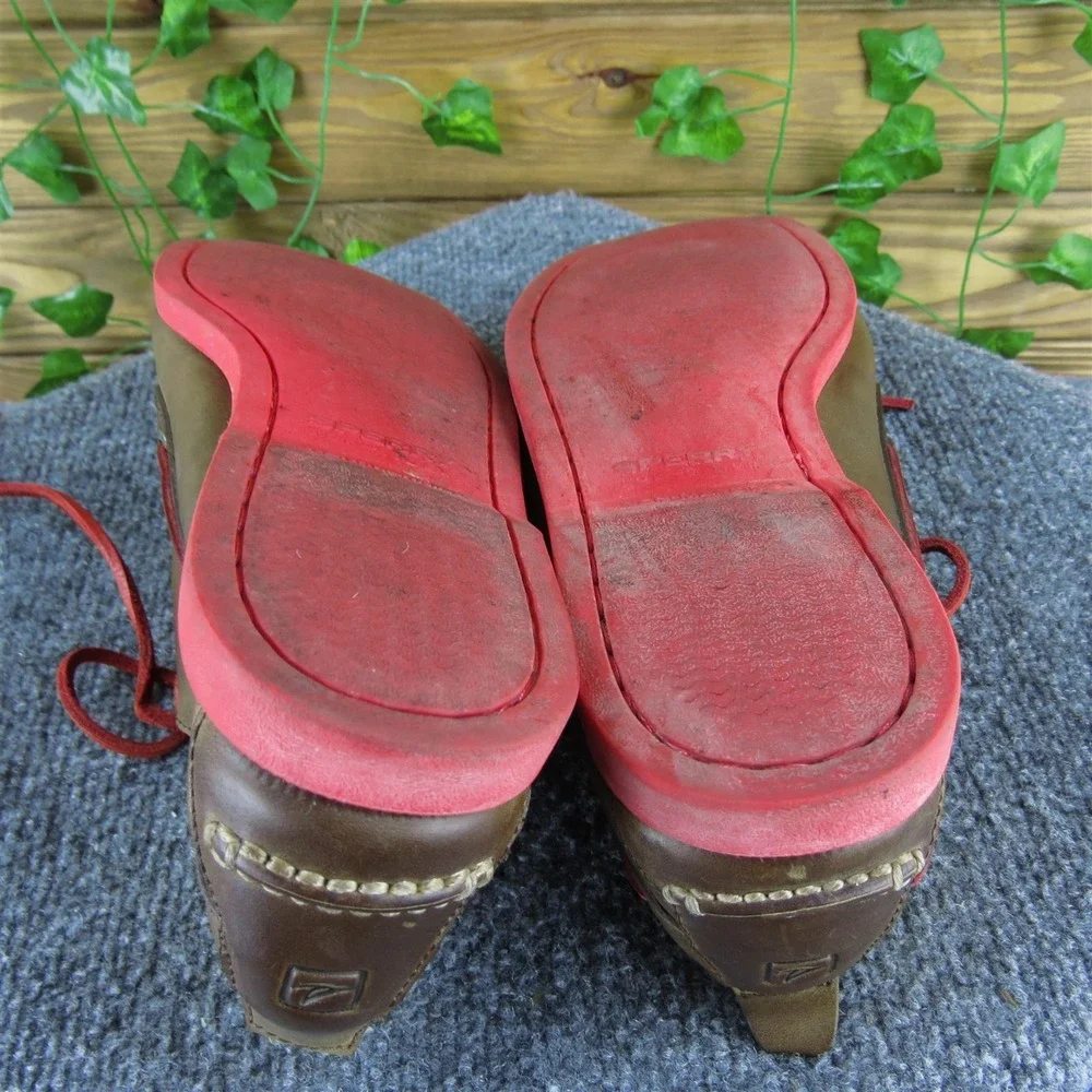 Sperry Men Mid Boat Shoe Brown Leather Size‎ 11 Medium Gently Used 2025