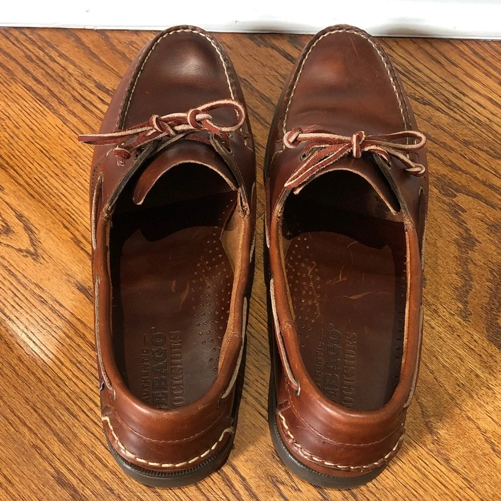 Sebago Classic Joe Men’s Boat Shoes Size 12w in Preloved Condition!