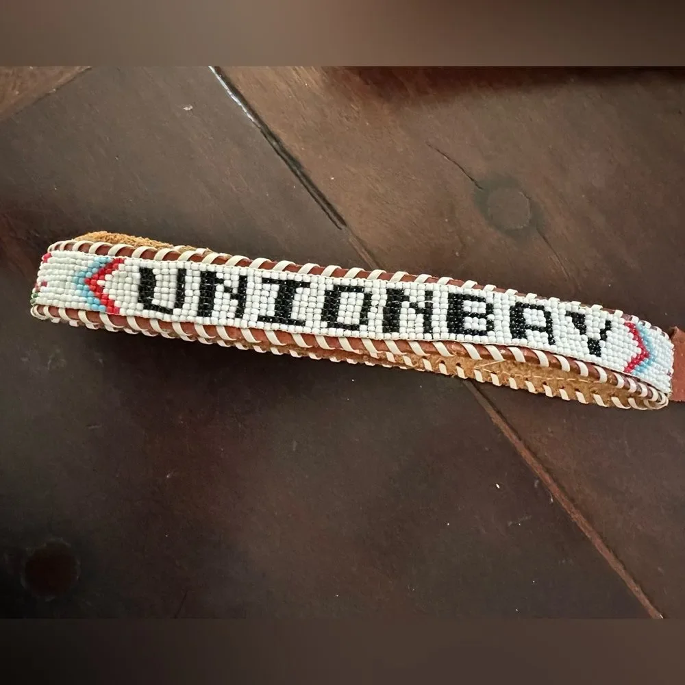 Vintage UnionBay Beaded Belt S