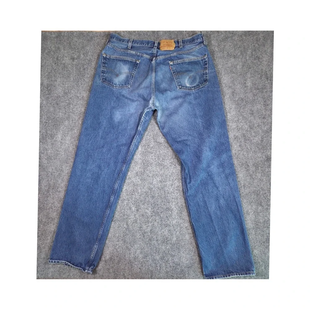 Vintage Levi's 501 Jeans Mens 42x34 Blue‎  90s Made in USA Straight Leg Denim