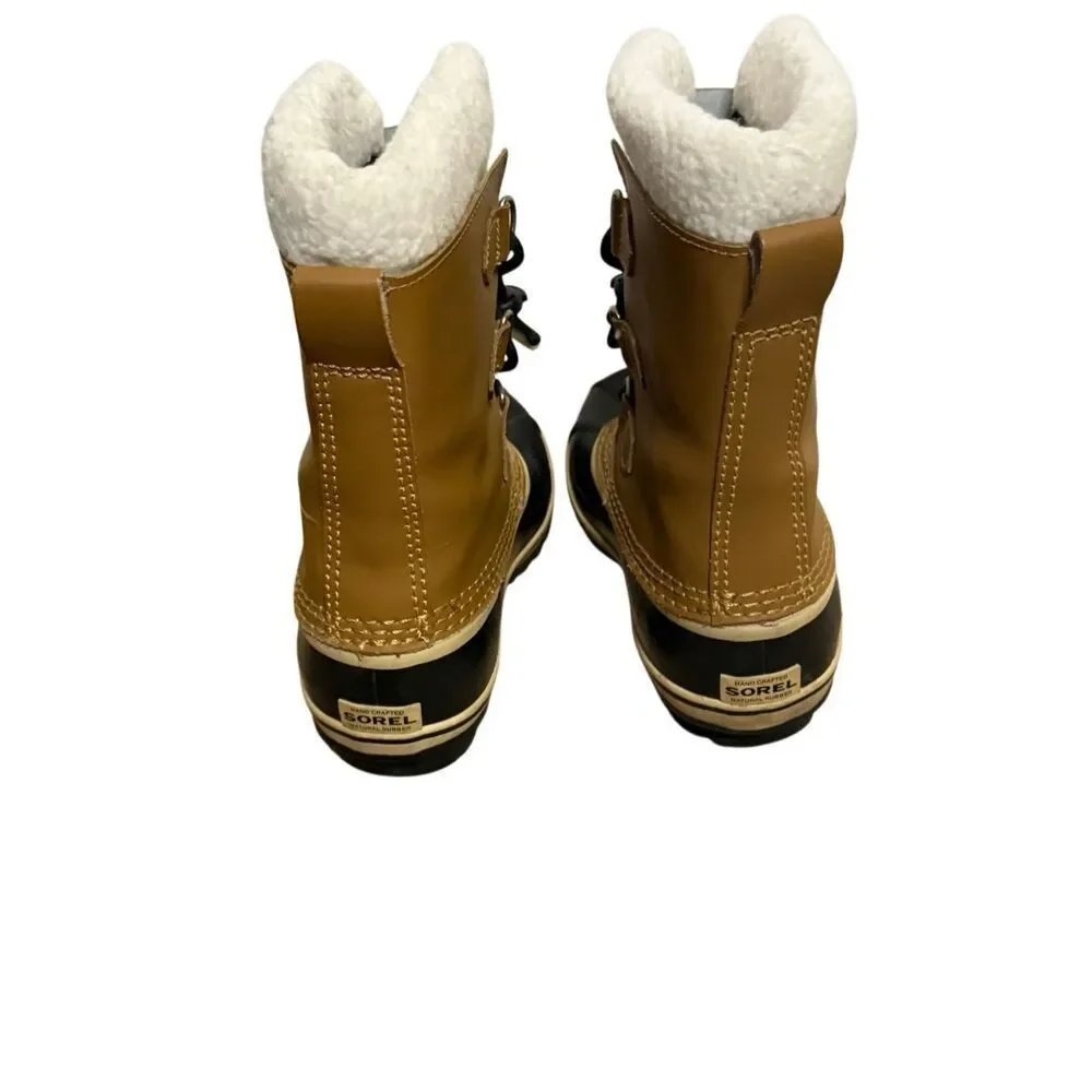 Sorel Yoot Pac TP Waterproof Coated Leather Winter Boots Size 4Y
