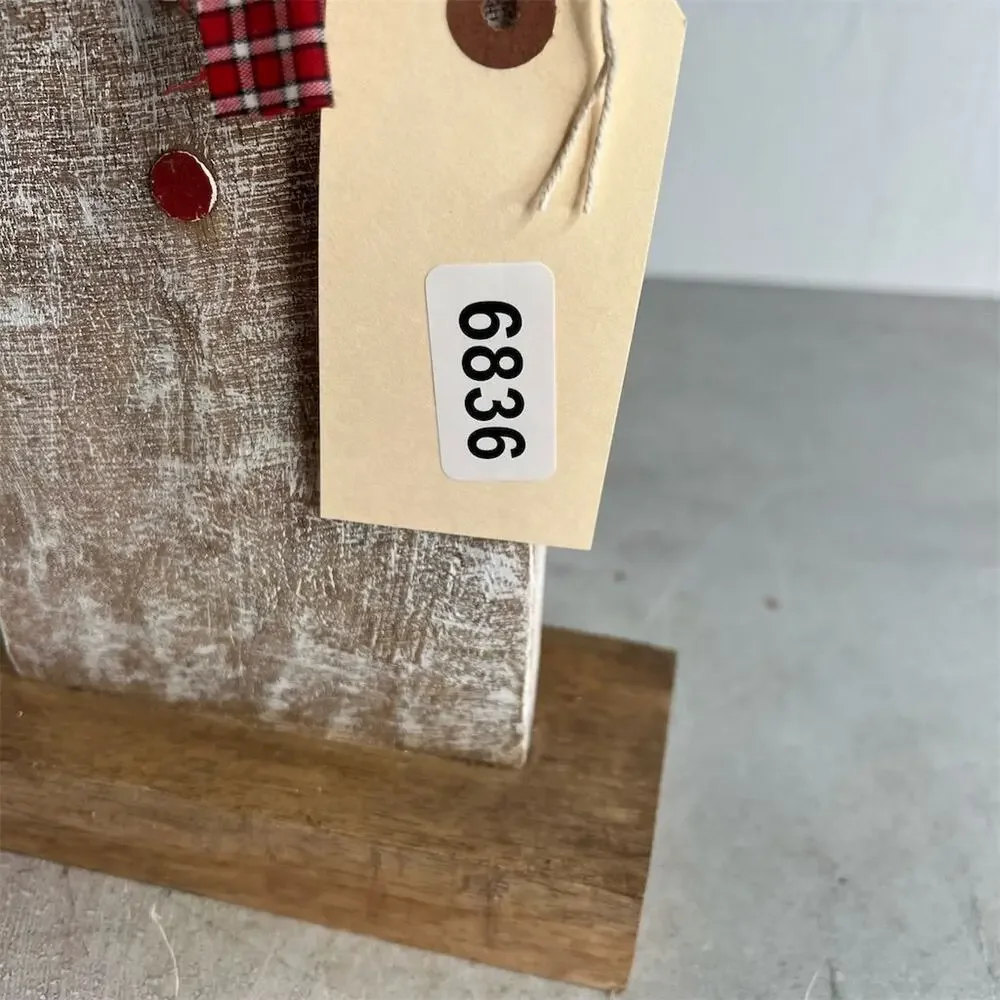 Primitives Handmade Wooden Snowman‎ Holiday Decor