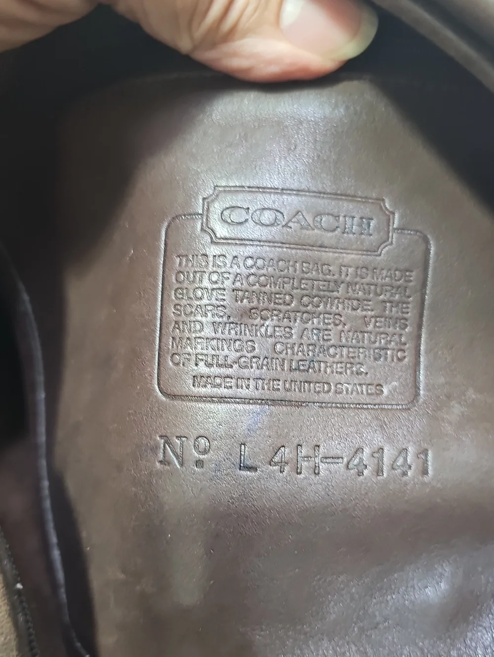 Coach 4141 vintage