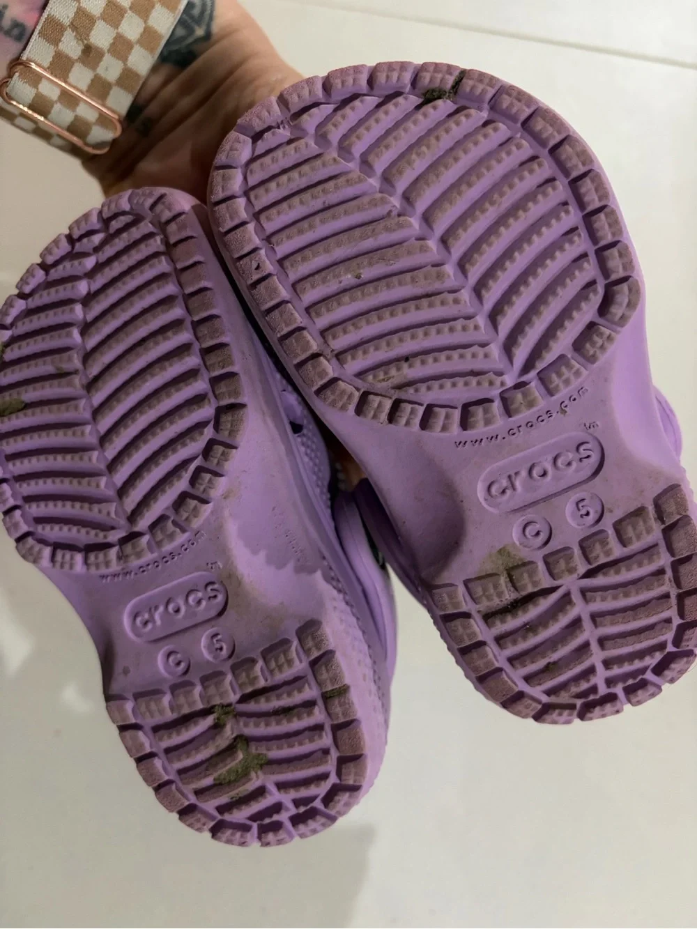 CROCS very gently