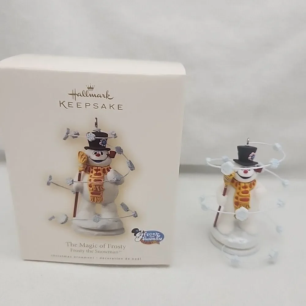 Ornament Hallmark Keepsake The Magic Of Frosty The Snowman 2007 Warner Bros  NEW