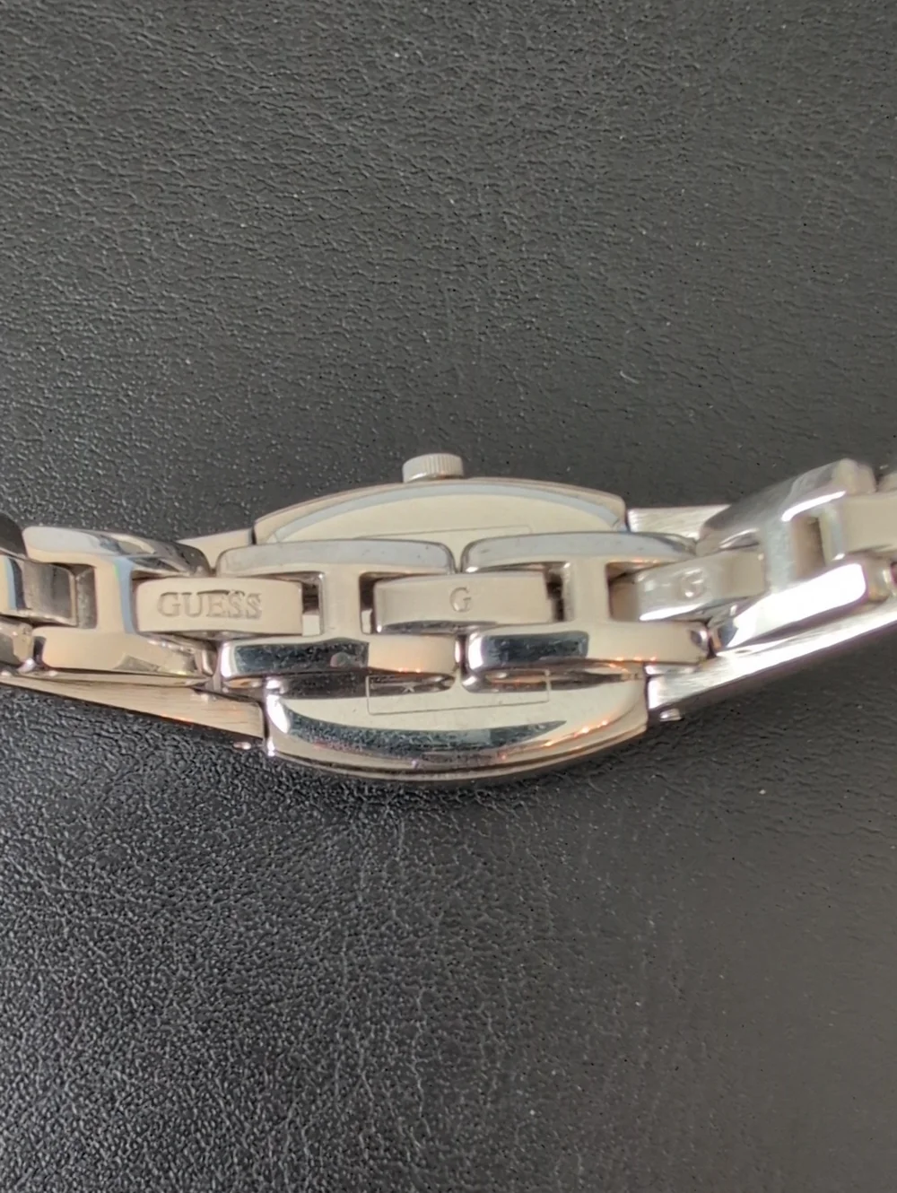 GUESS Silver and Gold-Tone Women's Bracelet Watch