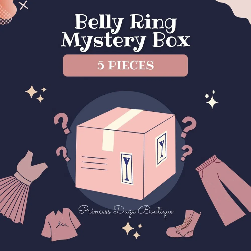 Belly Button‎ Ring Mystery Box! 5 Pieces