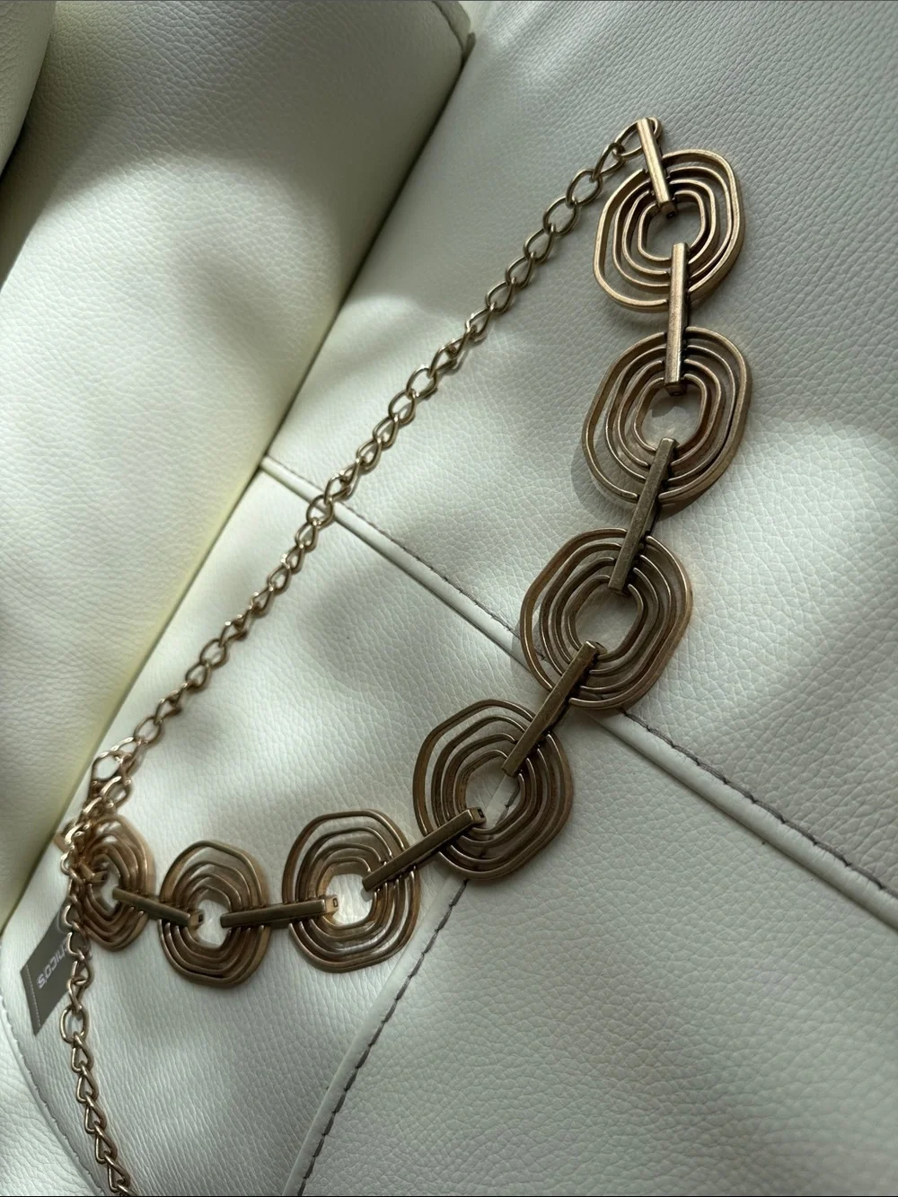 Chico's‎ Gold-Tone Concentric Link Belt