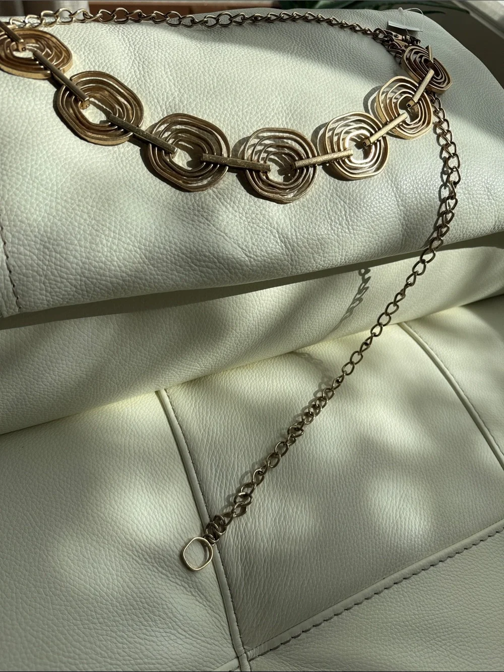 Chico's‎ Gold-Tone Concentric Link Belt