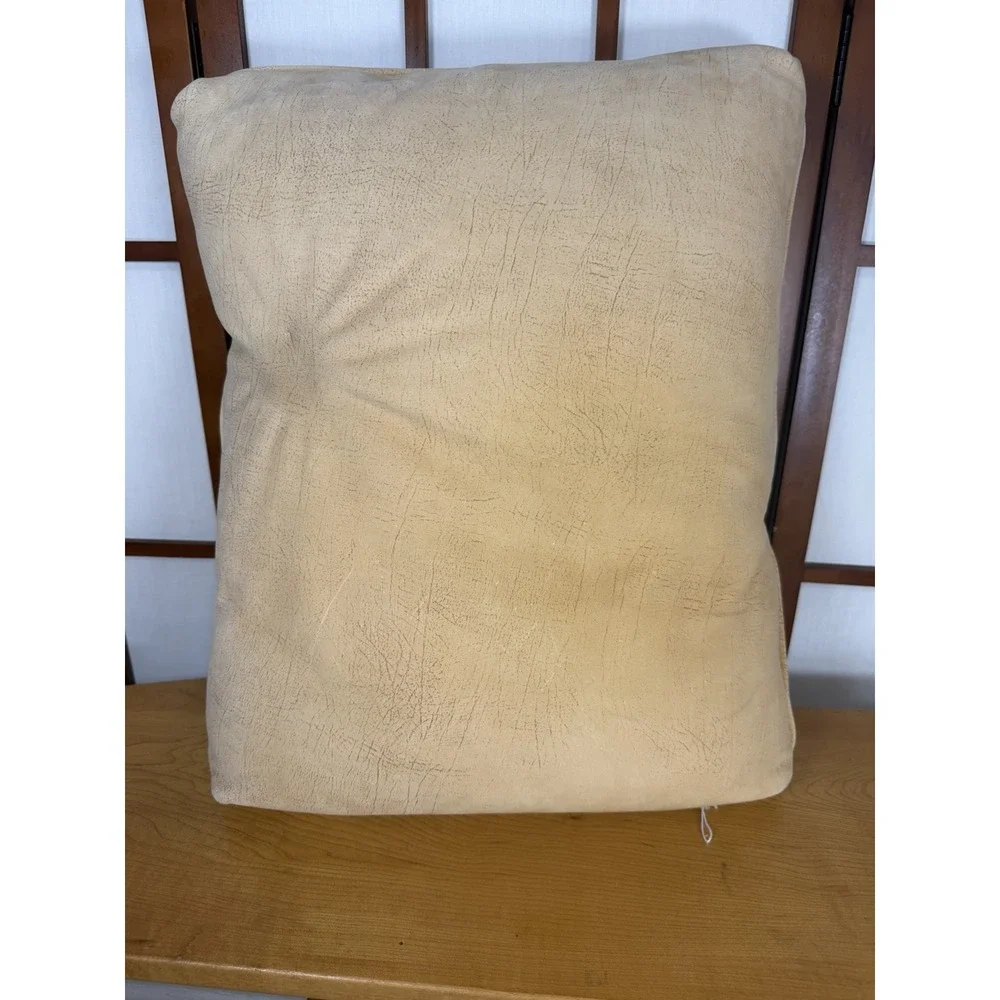 Western Leather Rectangle Graphic Throw Accent Pillow Cowboy Ranch