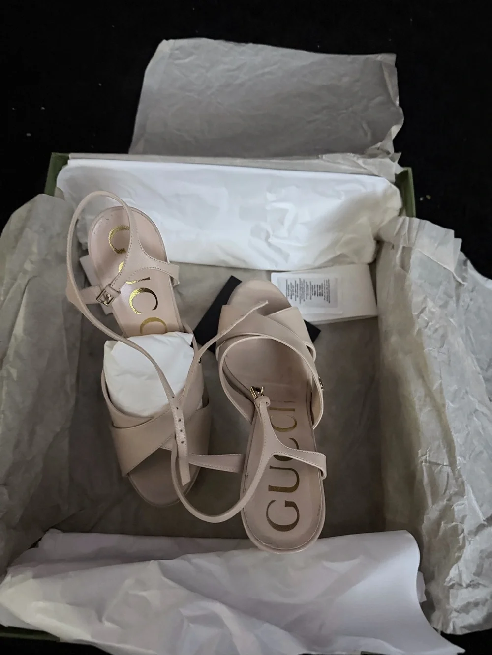 Gucci platform sandals