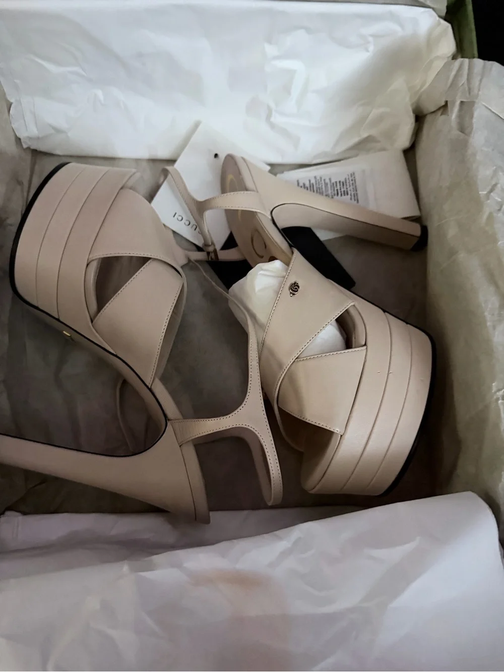 Gucci platform sandals
