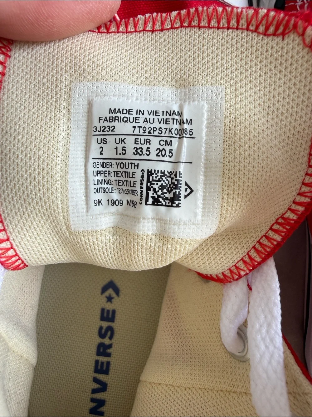 Converse iconic high
