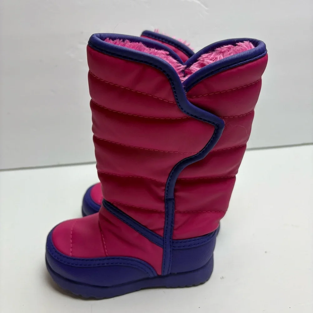 Rugged Outback Snow Boots Pink Purple Girls size 5