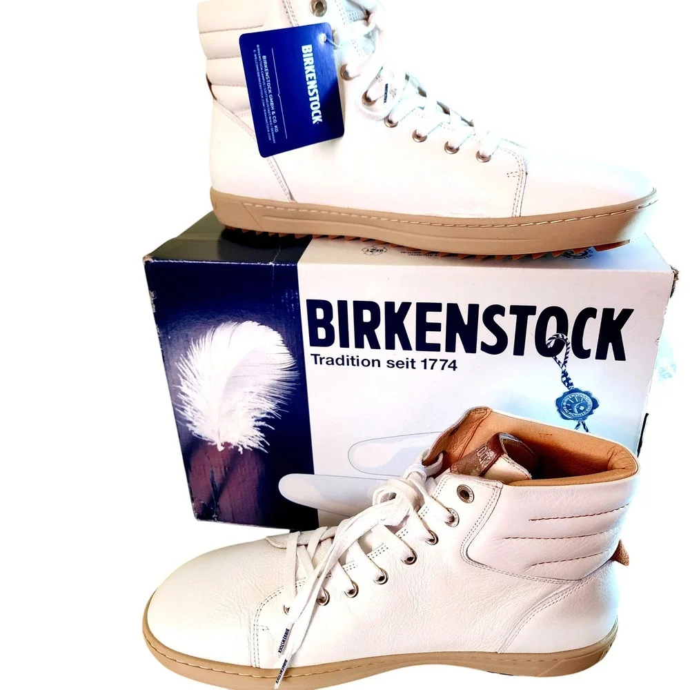 Birkenstock Bartlett W11/M9 NWB Regular Fit Leather High Top Sneakers