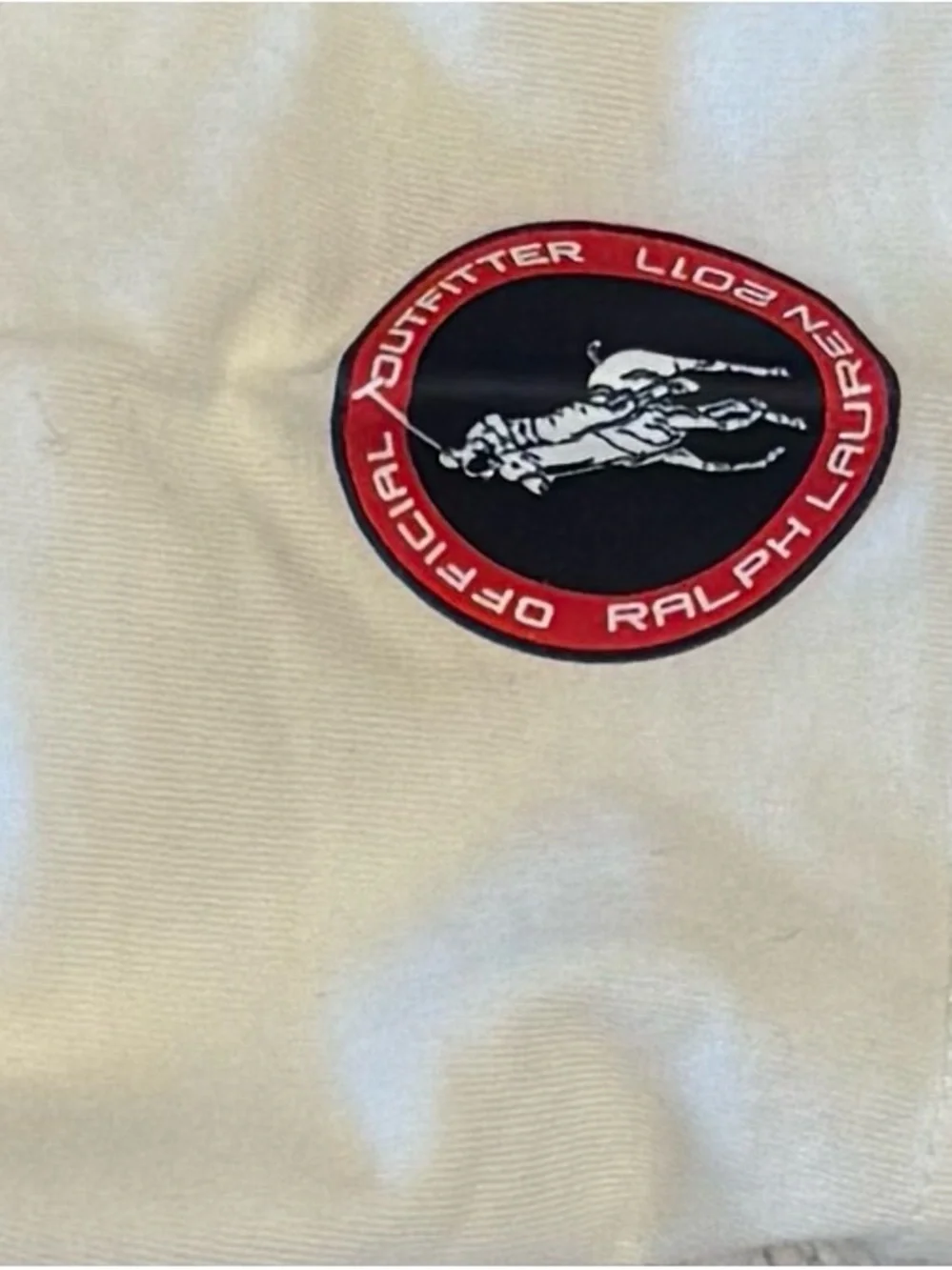 Ralph Lauren White Tennis Polo Bear Graphic kids Tee