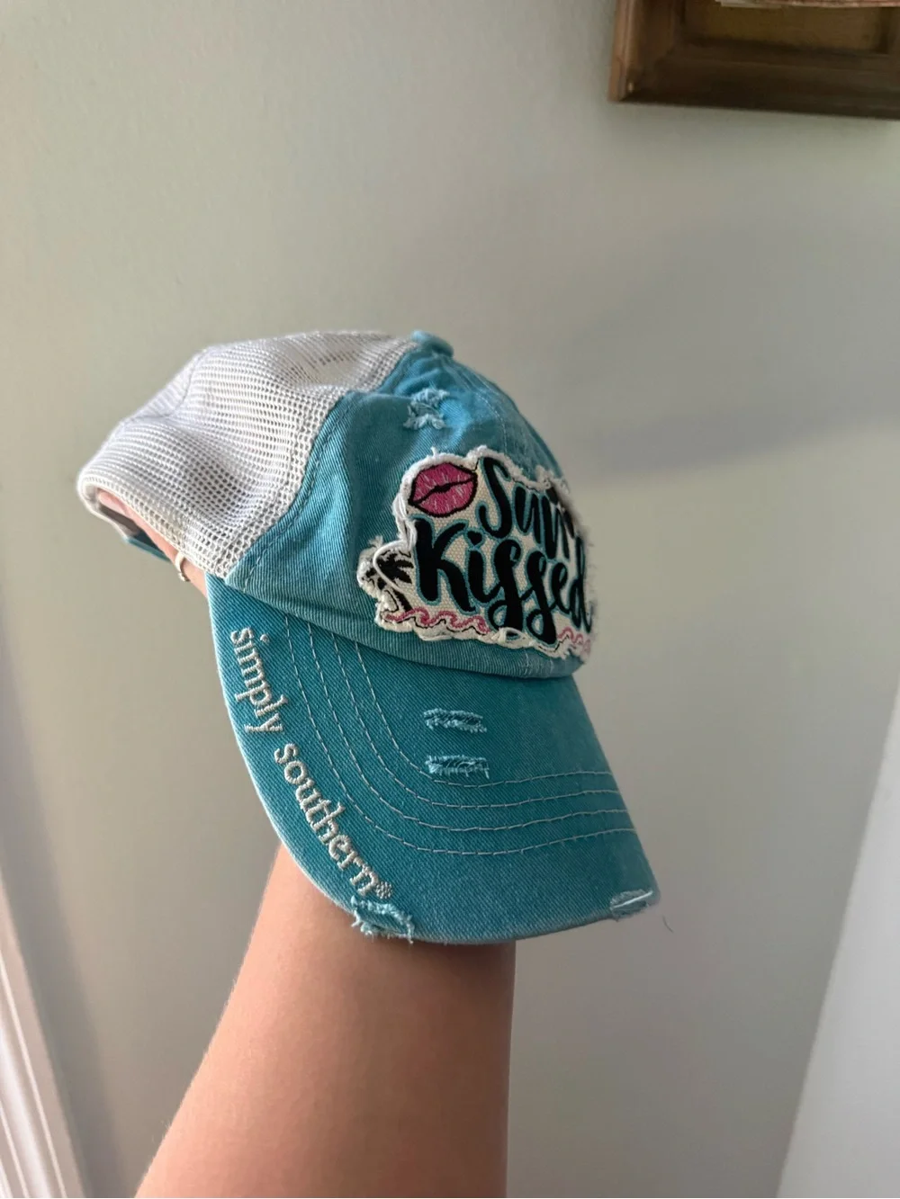Simply Southern teal cap