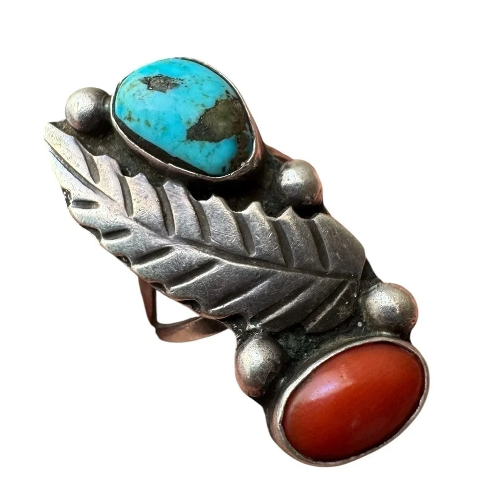 Vintage turquoise coral