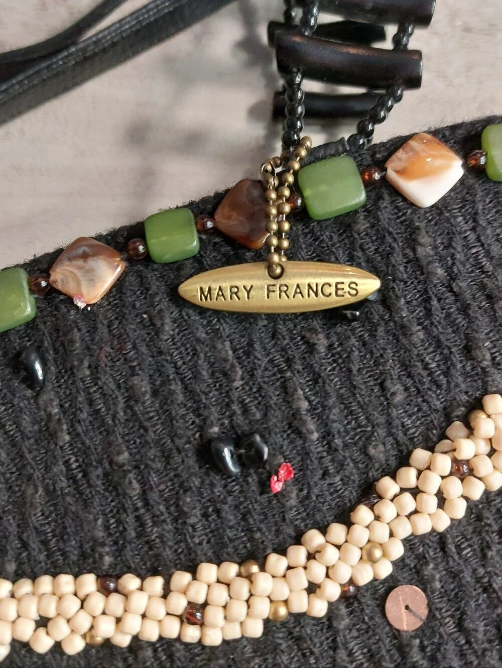 Mary Francis decorative beaded