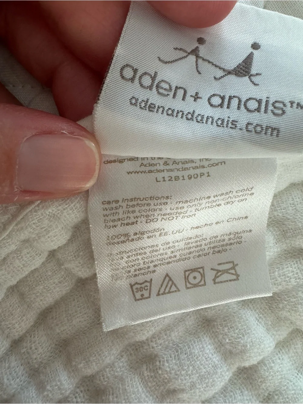 aden + anais soft quilted