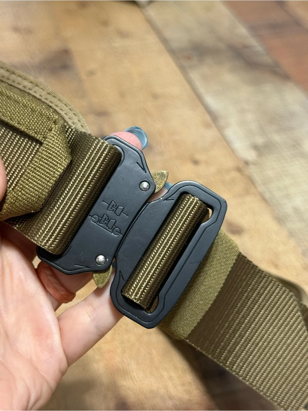 Zero Foxtrot TAC Belt (Tac Gun Belt), size Medium, in coyote brown / tan