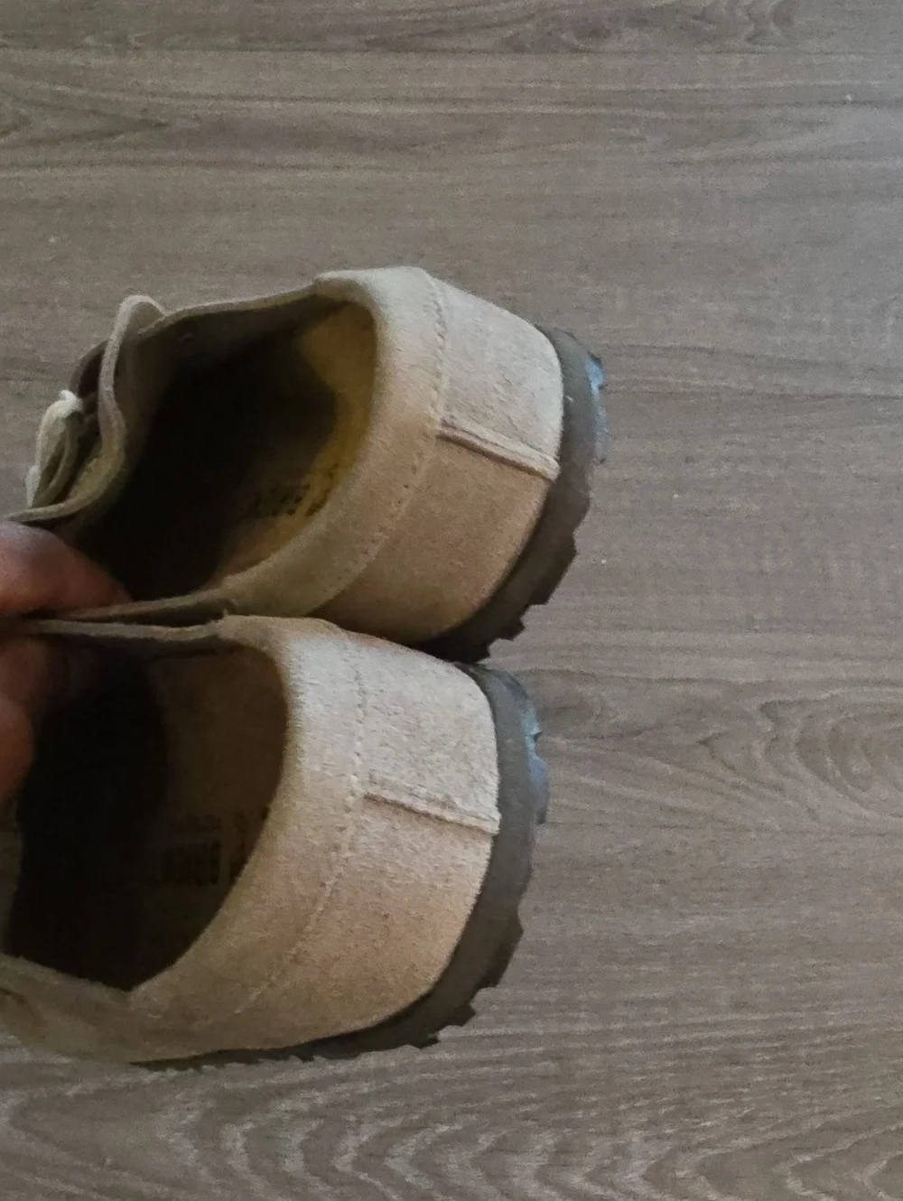 Birkenstock suede upper
