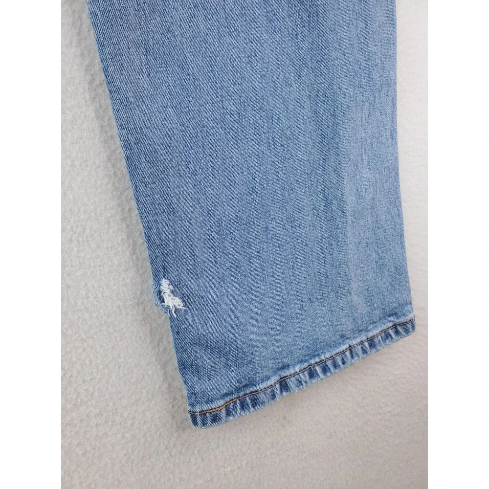 Levis 505 Jeans Mens 38x32 Blue Regular Straight Stone Wash Work Pants Red Tab