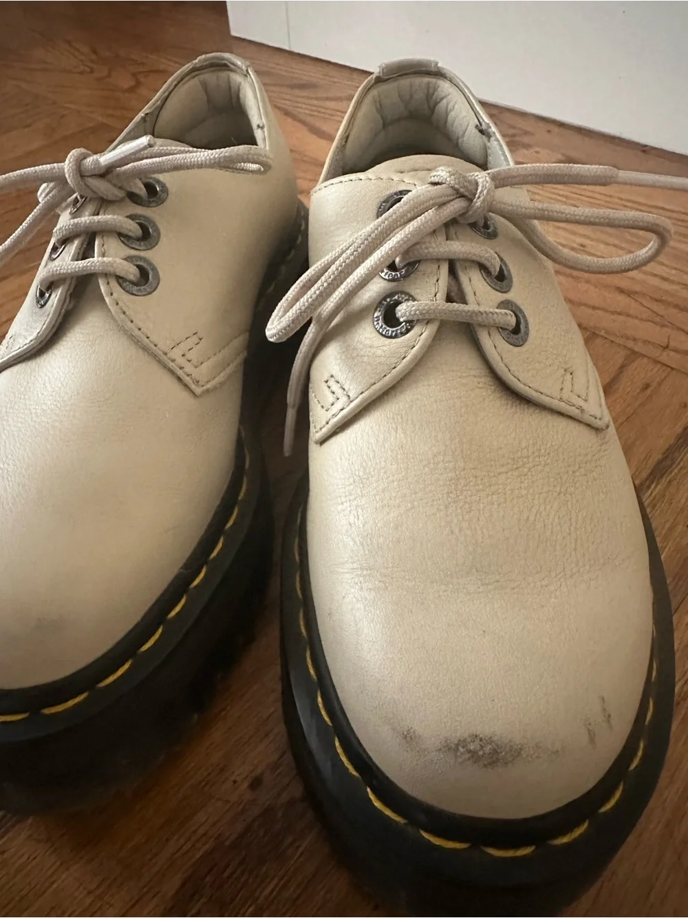 Dr Martens Platform Oxford - Cream