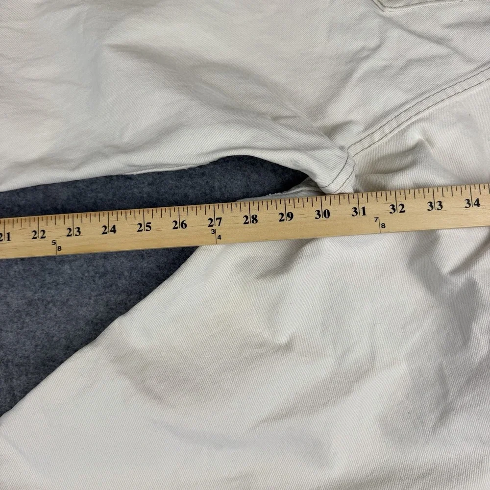 Levi's 550 Cream White Relaxed Tapered Men's Jeans 38x32 90s 80s Vintage