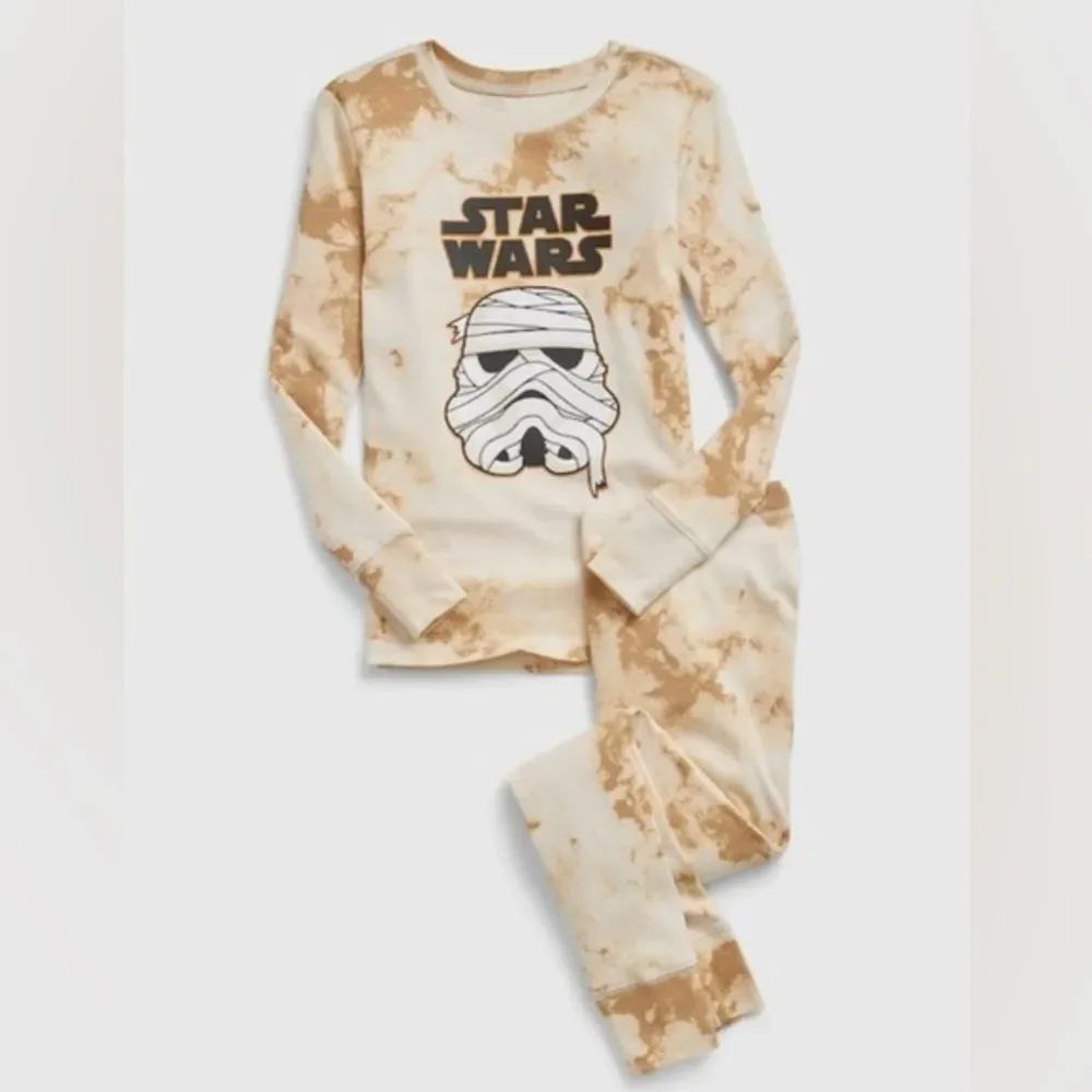 GAP Kids Long Sleeve Star Wars Storm Trooper Cotton Pajama Set PJs. 4. 4T.