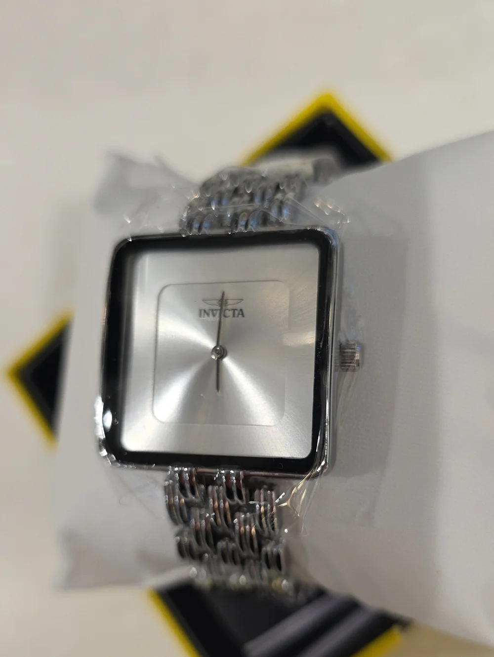 568.  Invicta Celestial 70423 Women's Silver Square Watch 32mm Quartz