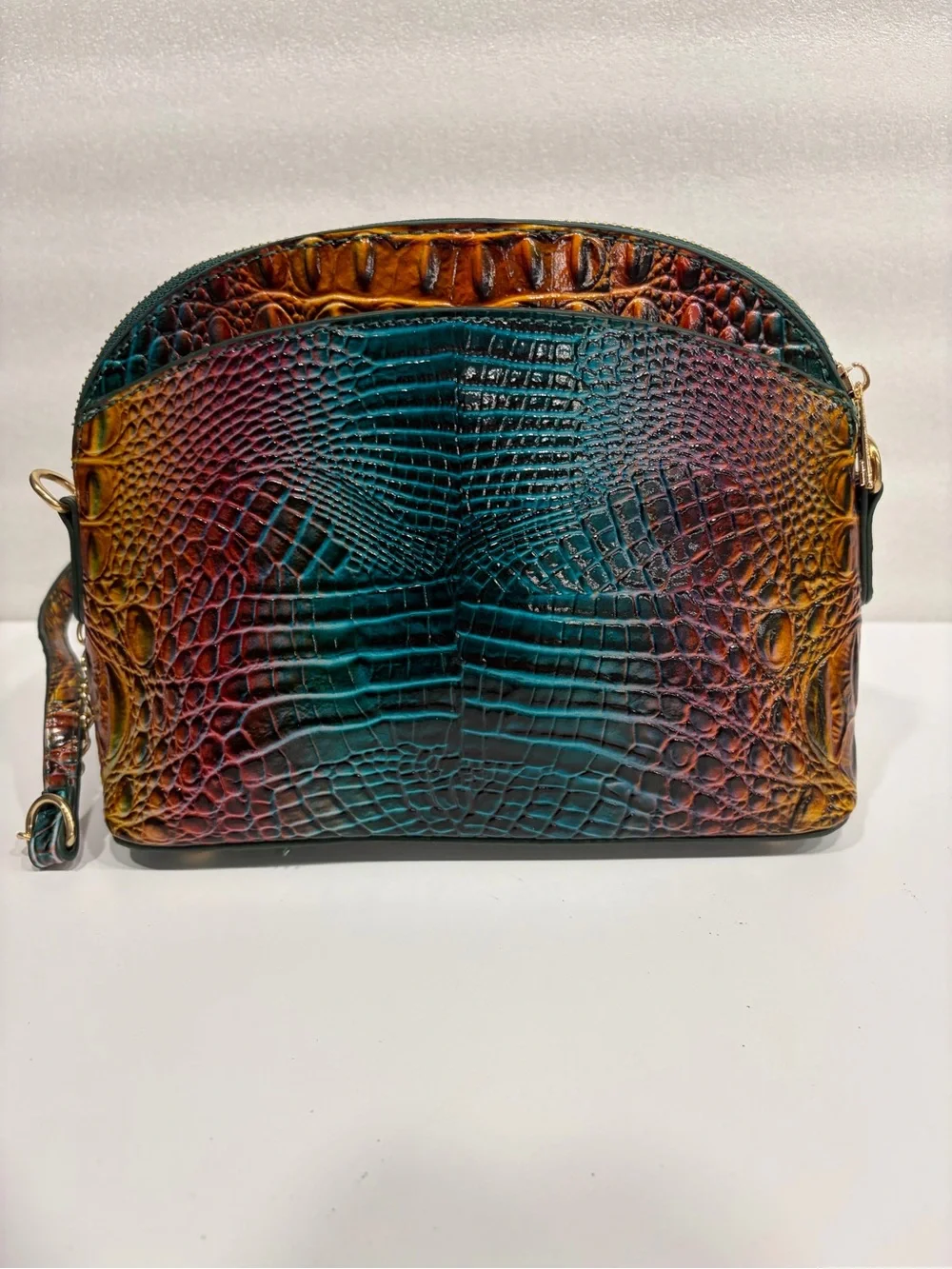 fashion inspired bag prismatic croc