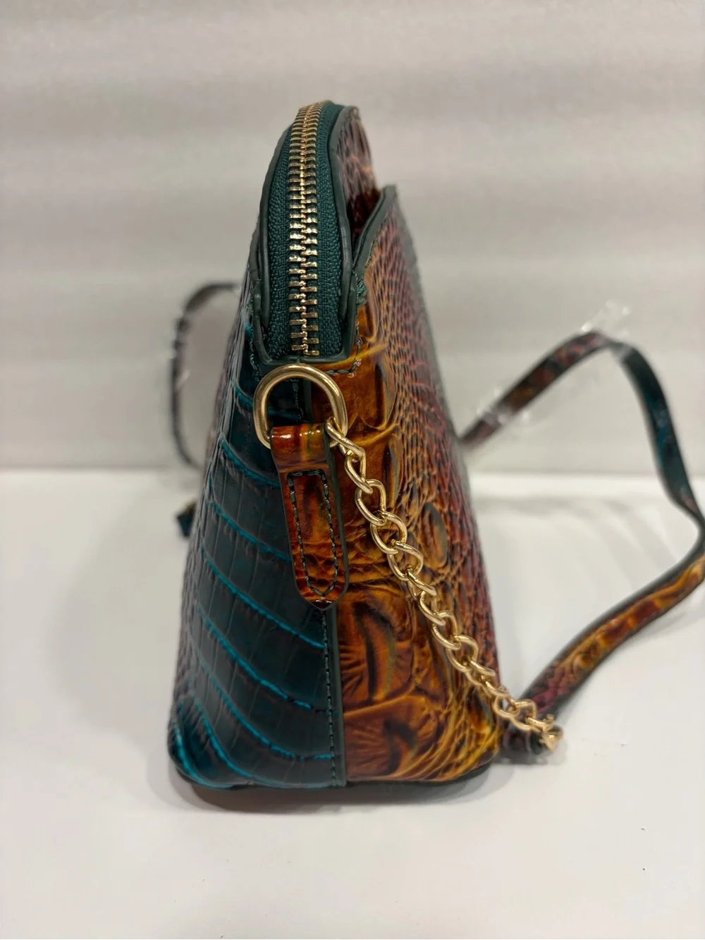 fashion inspired bag prismatic croc