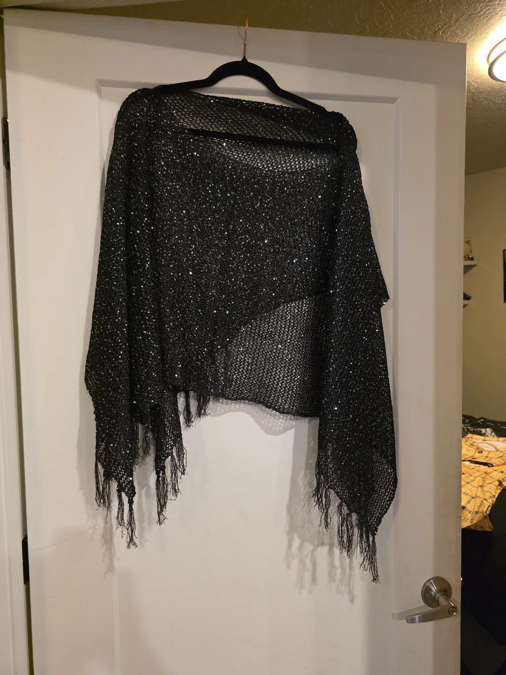N/A black sparkle