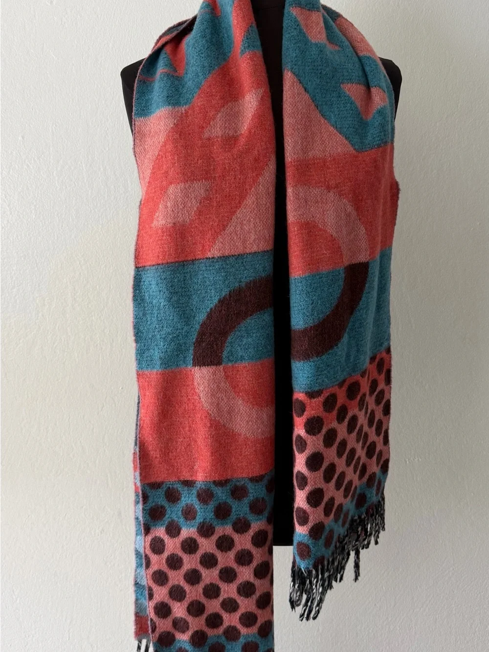 HENRIK VIBSKOV PINK PEYOTE SCARF
