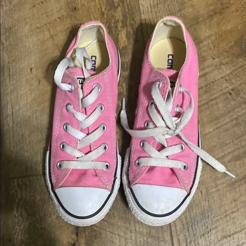 Converse Kids Pink Sneakers Size 13