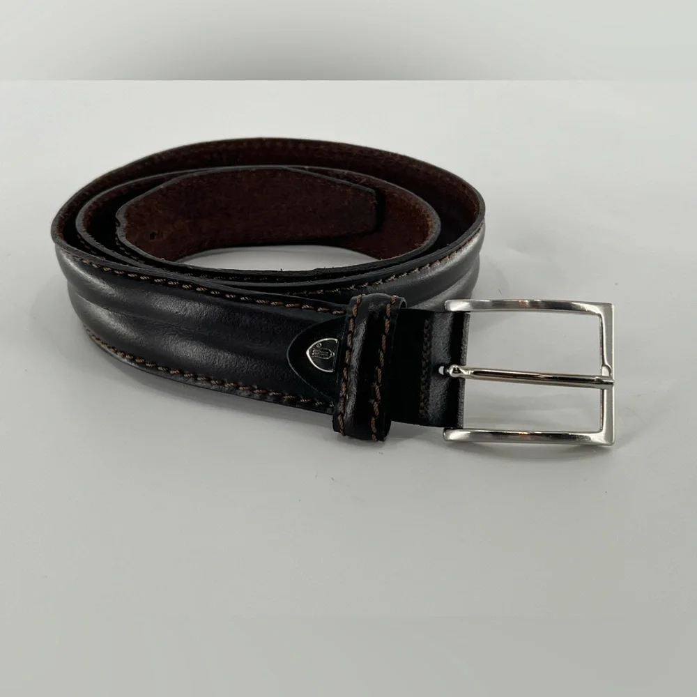 Vintage Vera‎ Pelle Dark Brown Leather Belt 40