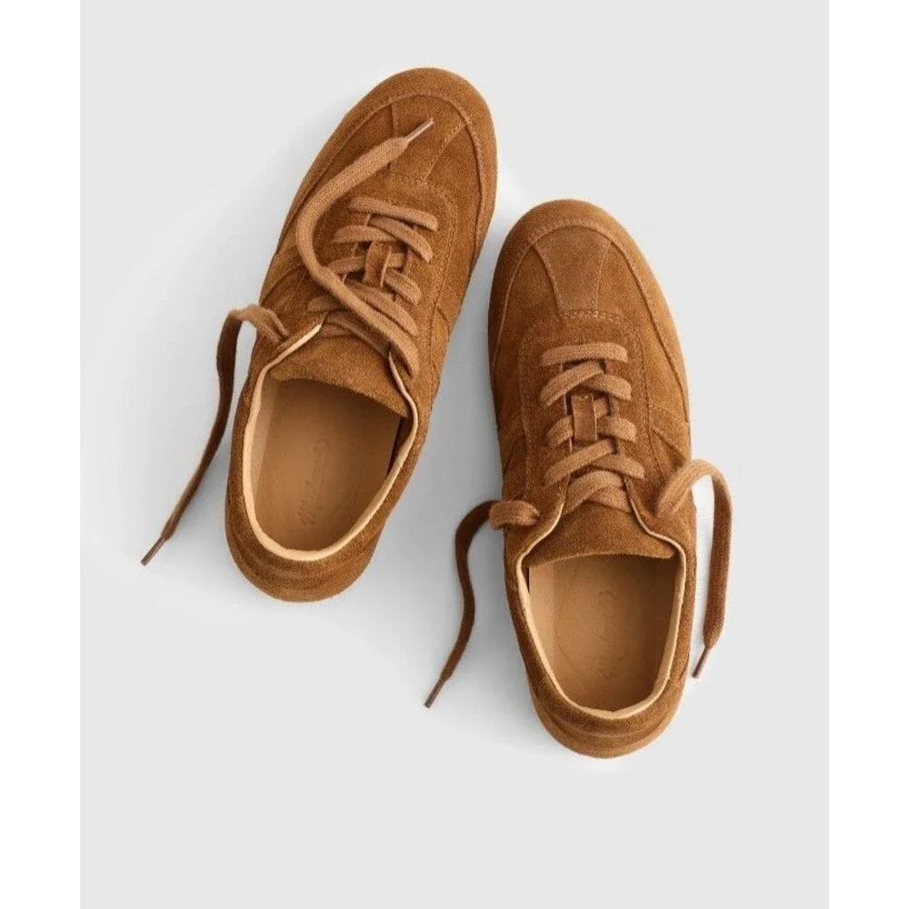 NEW Madewell The Oaklynne Sneaker Russet Size 7  EU 38 $148 NZ737 Current Season