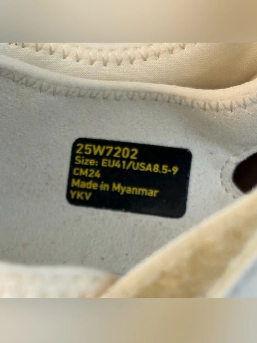 Vibram new tags
