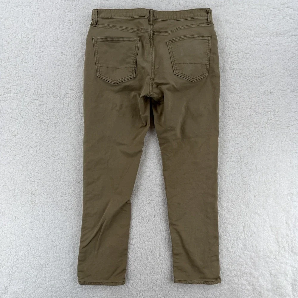 Banana‎ Republic Travel Jean Mens 32x27 Khaki Athletic Fit Stretch Chino Pants