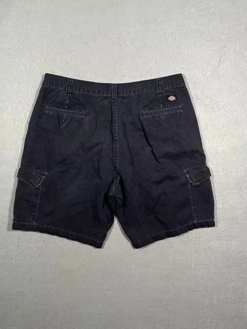 Dickies Blue Black Tab Cargo Shorts Utility W36 I10