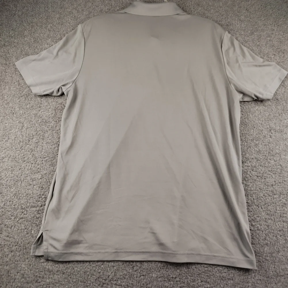 Adidas Polo Shirt Mens XL Gray Home Depot Logo Short Sleeve Performance
