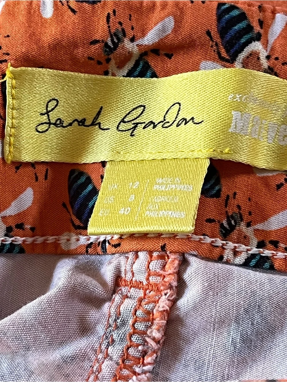 Sarah Gordon features orange