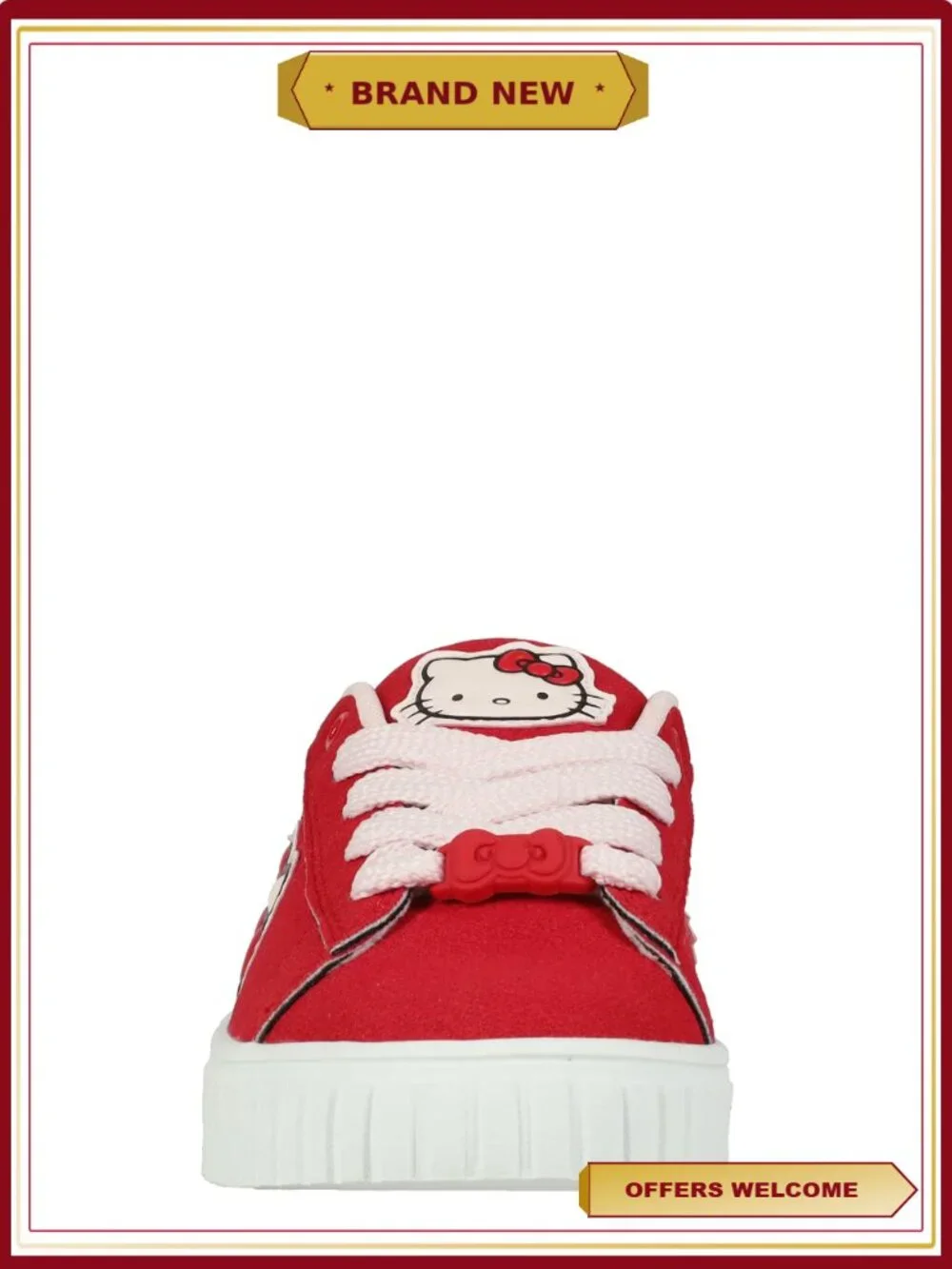 Little & Big Girls Casual Court Sneakers Lace Up Floral