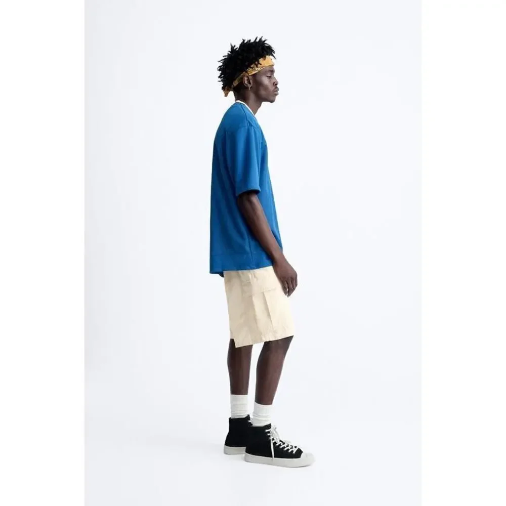 COTTON CARGO SHORTS